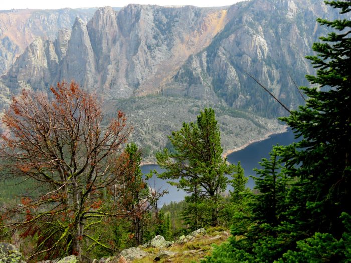 Magesty of God seen in the view at Deep lake, Beartooth mtns, WY, August 15, 2017